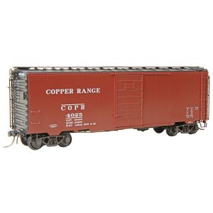 #4337 HO Scale  Copper Range COPR #4025 - RTR 40' PS-1 Boxcar