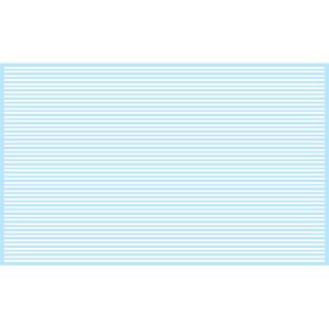 #3125-1 HO Scale Solid Solid White Lines Street Decal (ALPS)