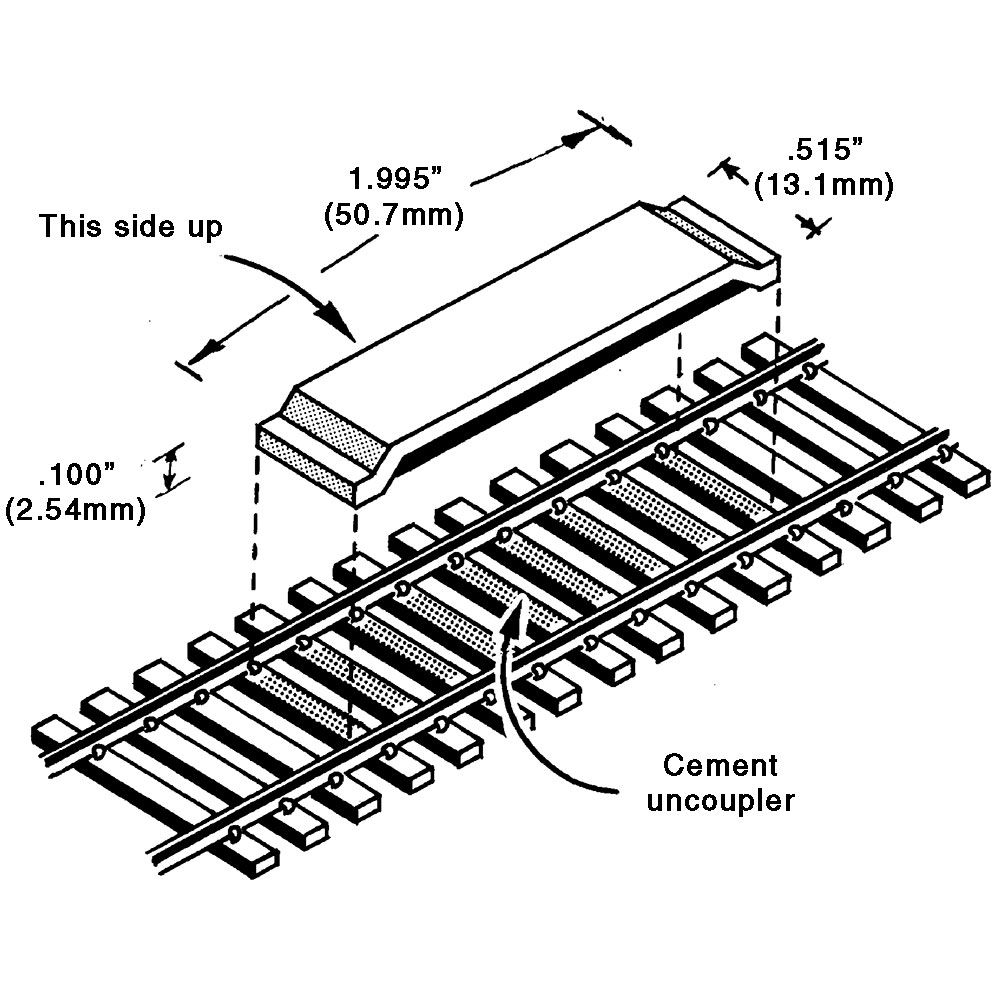 322 HO Scale Between-the-Rails Code 83 Delayed-Action