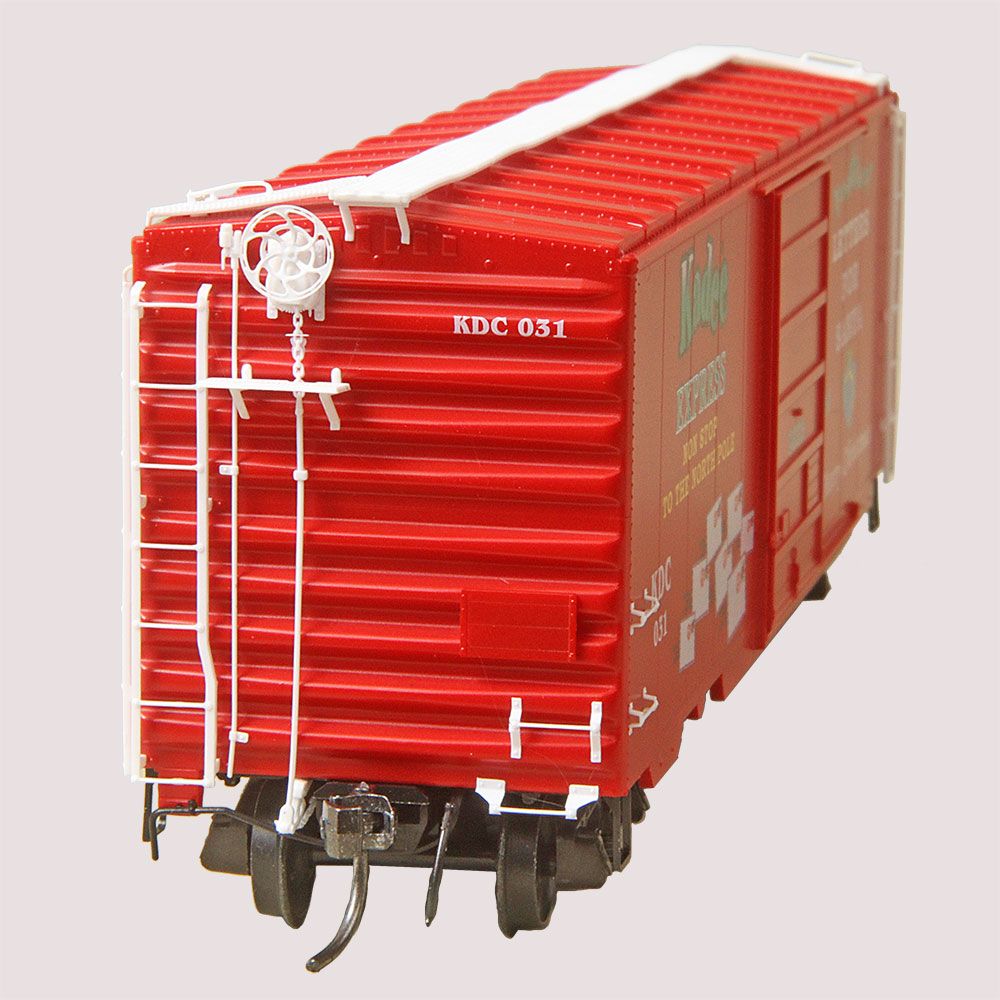6931 HO Scale 2023 Kadee Christmas Car KDC #031 - RTR 40' PS