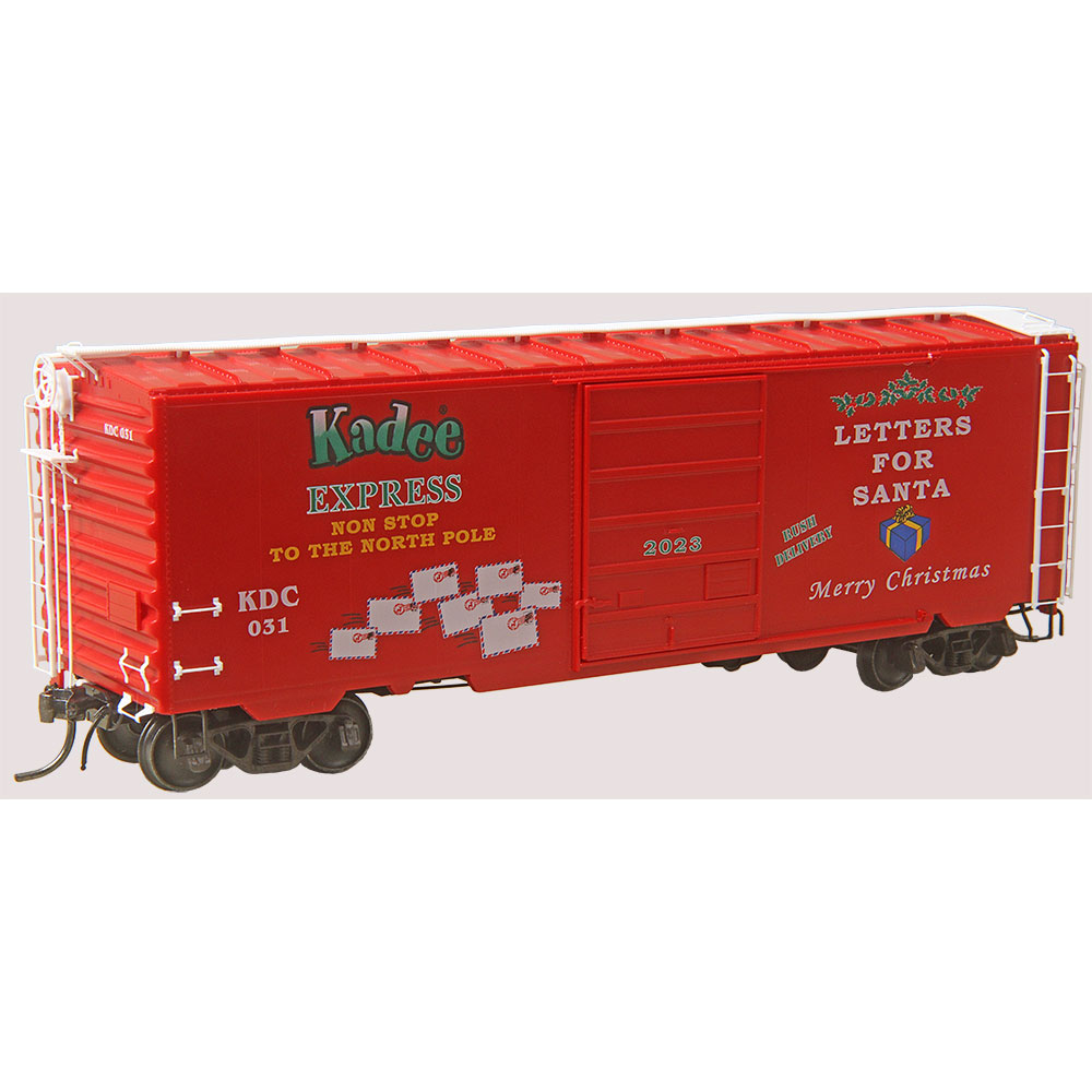 6931 HO Scale 2023 Kadee Christmas Car KDC #031 - RTR 40' PS